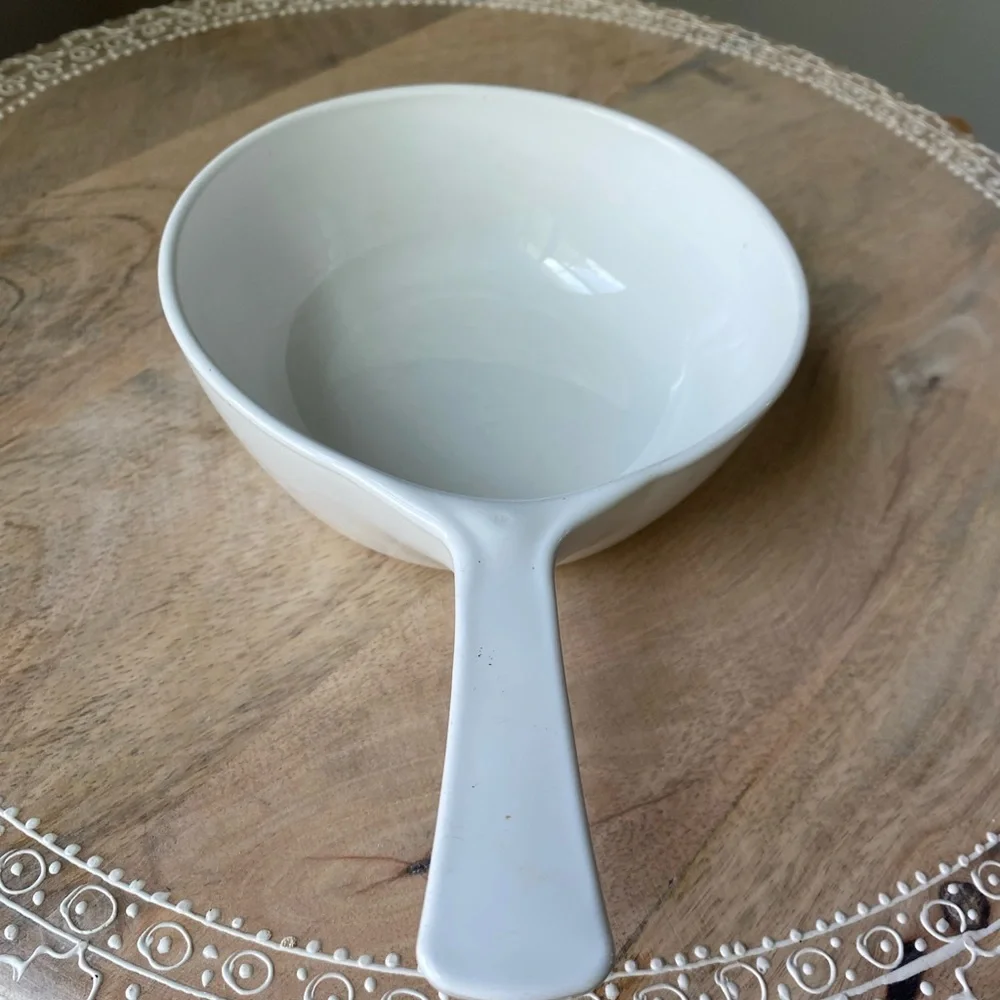 Corning Ware White with Blue Flowers 1 Pt Sauce Pan